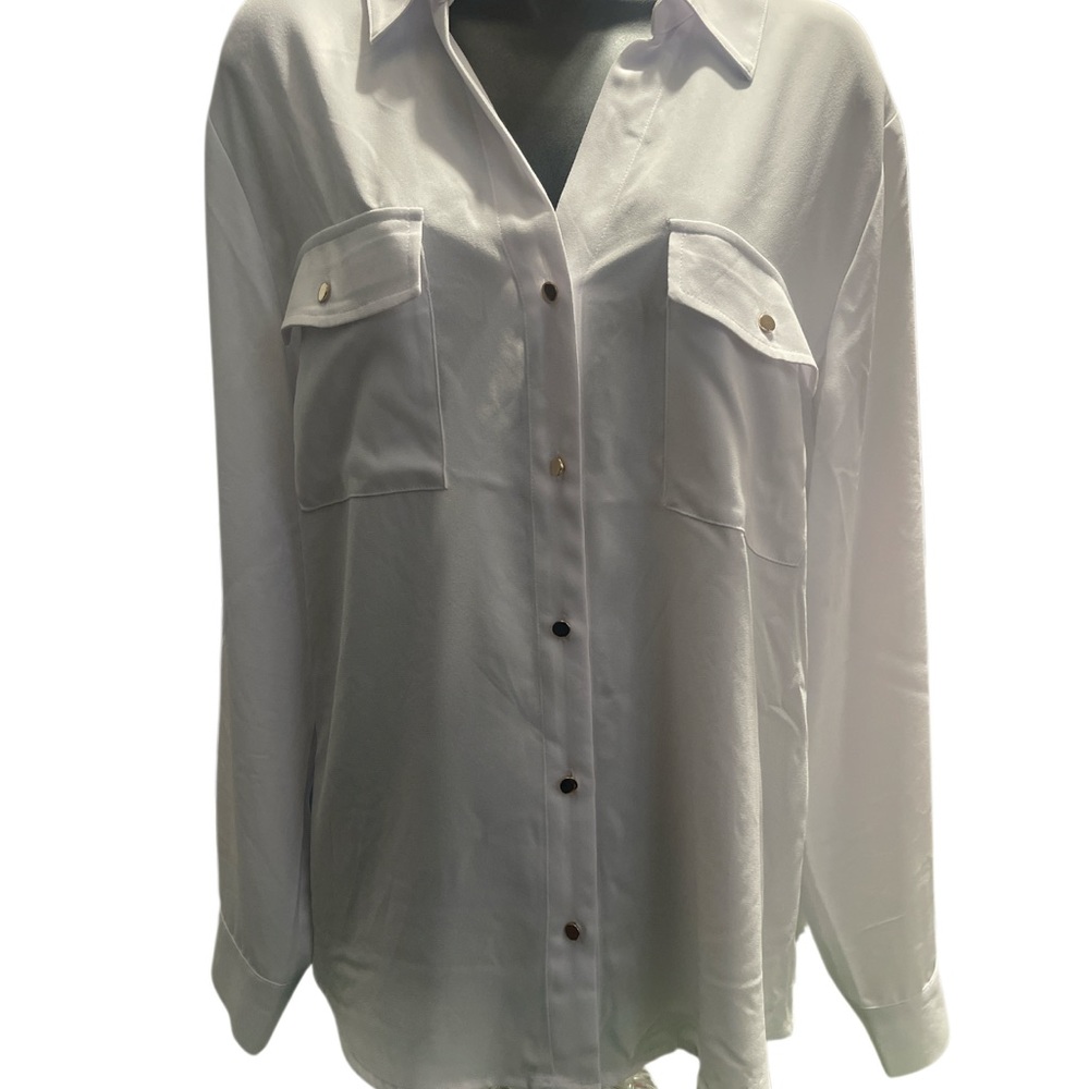 White Button-Up blouse